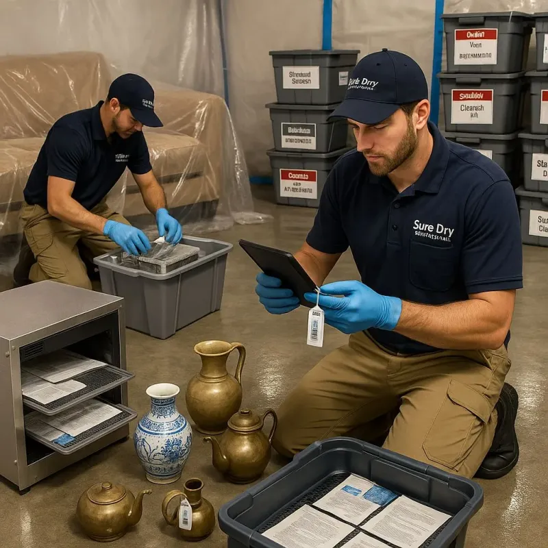 Content Protection and Restoration process in Burgettstown, PA