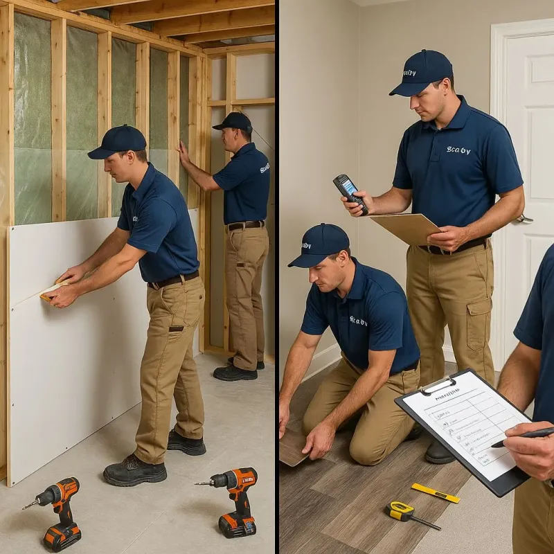 Repairs and Reconstruction process in Burgettstown, PA