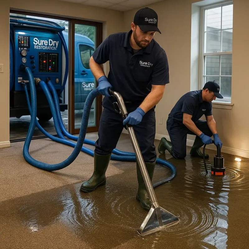 Water Extraction and Removal process in Burgettstown, PA